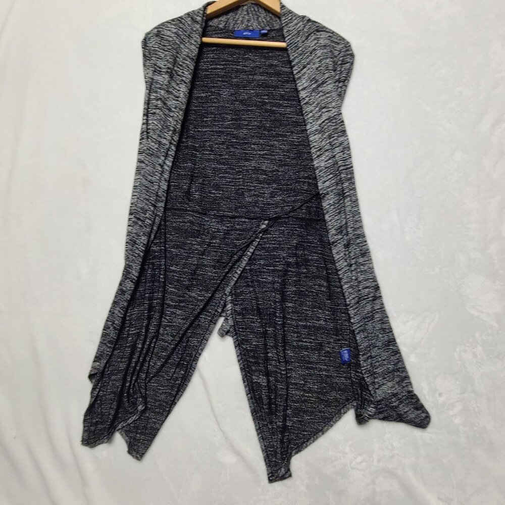 APT.9 Womens Open Front Cardigan Black Marl Sweater Size S - Picture 9 of 9